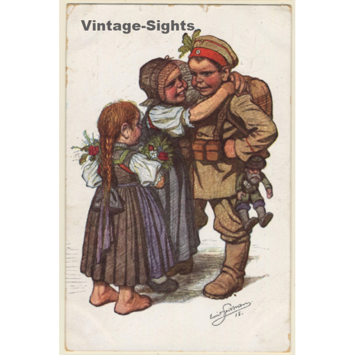 Schwarzwald Trachten / Black Forest Garbs (Vintage Artist PC 1916)