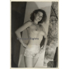 Natural Semi Nude Curlyhead In White Panties (Vintage Photo GDR ~1980s)