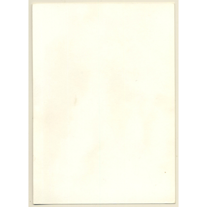 Funny Blonde Semi Nude In Black Lingerie / Hairy Armpits (Vintage Photo GDR ~1980s)