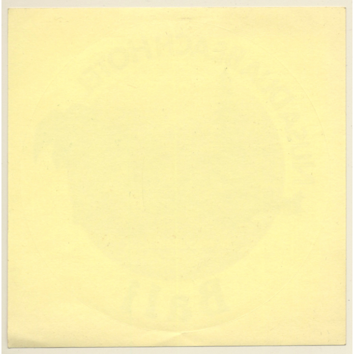 Bali / Indonesia: Nusa Dua Beach Hotel (Vintage Self Adhesive Luggage Label / Sticker)