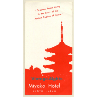 Tokyo / Japan: Miyako Hotel (Vintage Luggage Label)