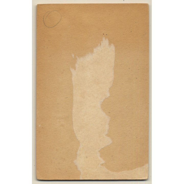 Unidentified German Soldier In Uniform (Vintage Cabinet Card 1900s/1910s)