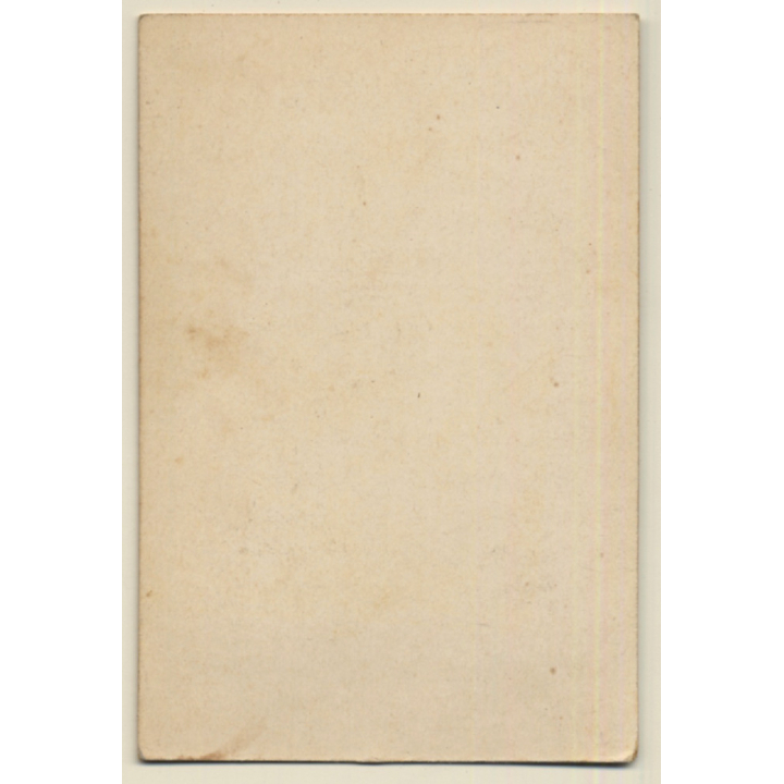 Unidentified German Soldier With Wife & Son / Saber - Iron Cross (Vintage Cabinet Card 1900s/1910s)