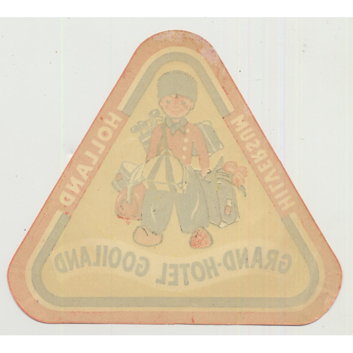 Grand Hotel Gooiland - Hilversum / Netherlands (Vintage Luggage Label)