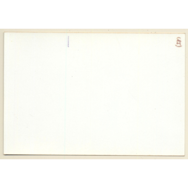 Rear View: Darkhaired Nude Kneeling / High Stilettos (Vintage Photo ~1980s)