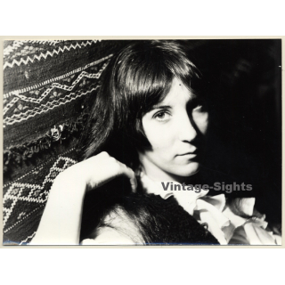 Jerri Bram (1942): Portrait Of Pensive Woman (Vintage Photo 1960s/1970s)