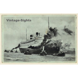 S.S. Nieuw Amsterdam H.A.L. / Steamer (Vintage PC 1938)