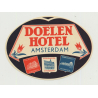 Doelen Hotel - Amsterdam / Netherlands (Vintage Luggage Label)