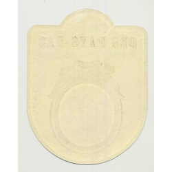 Hotel Das Pays-Bas - Utrecht / Netherlands (Vintage Luggage Label)