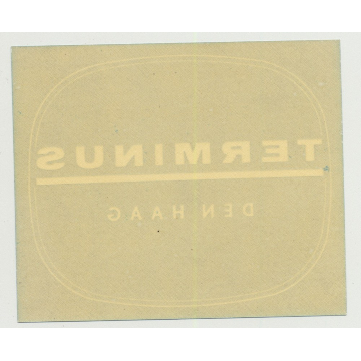 Grand Hotel Terminus - Den Haag / Netherlands (Vintage Luggage Label)