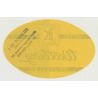 Hotel Westbury (Knott Hotels) - Bruxelles / Belgium (Vintage Luggage Label)