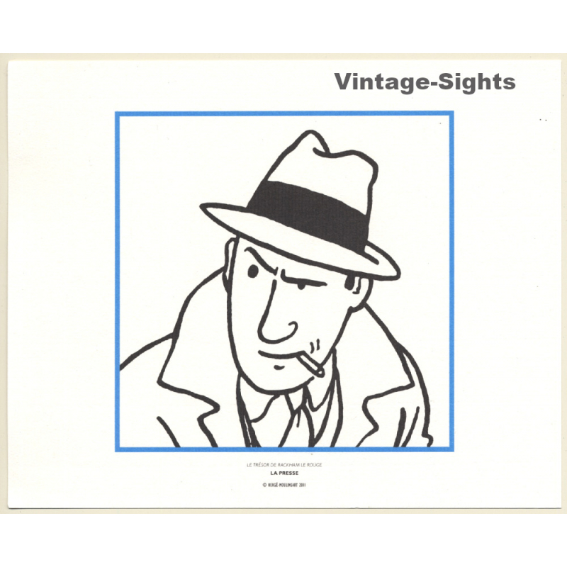 Tintin - La Presse*2 (Lithography Hergé Moulinsart 2011)