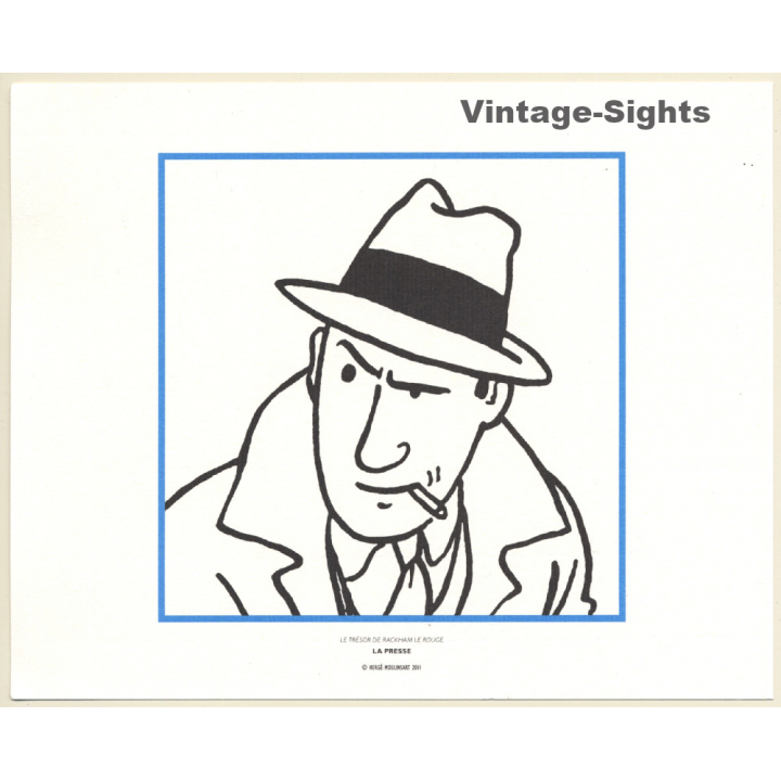 Tintin - La Presse*2 (Lithography Hergé Moulinsart 2011)