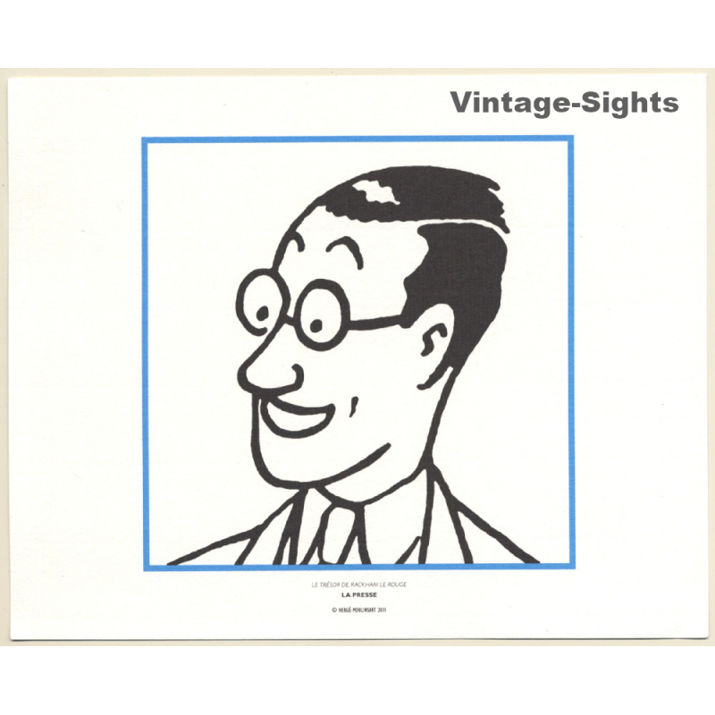 Tintin - La Presse*3 (Lithography Hergé Moulinsart 2011)
