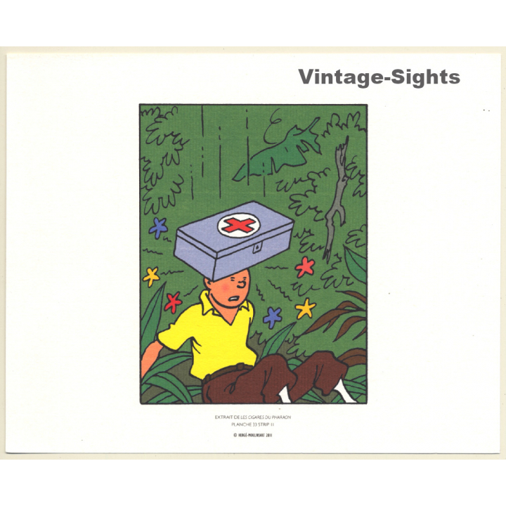 Tintin - Les Cigars Du Pharaon*1 (Lithography Hergé Moulinsart 2011)