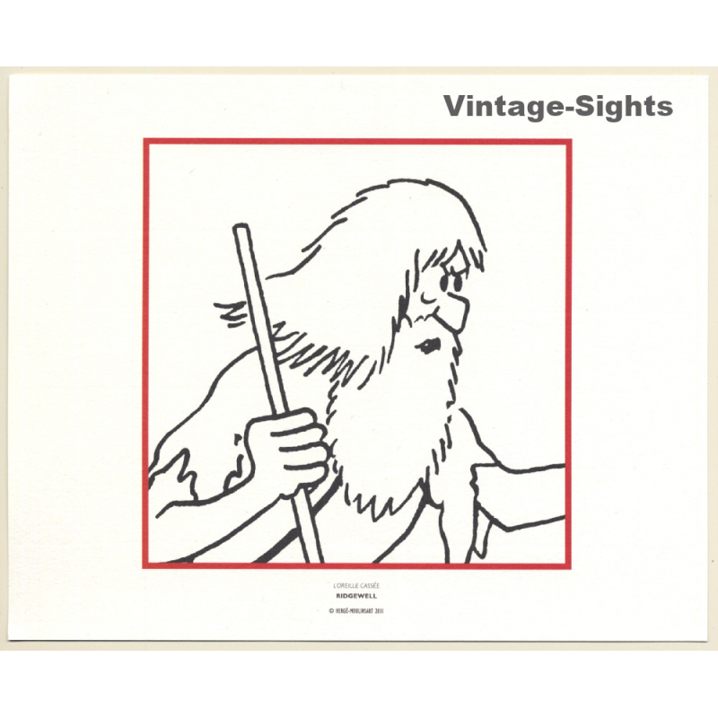 Tintin - L'Oreille Cassée - Ridgewell (Lithography Hergé Moulinsart 2011)