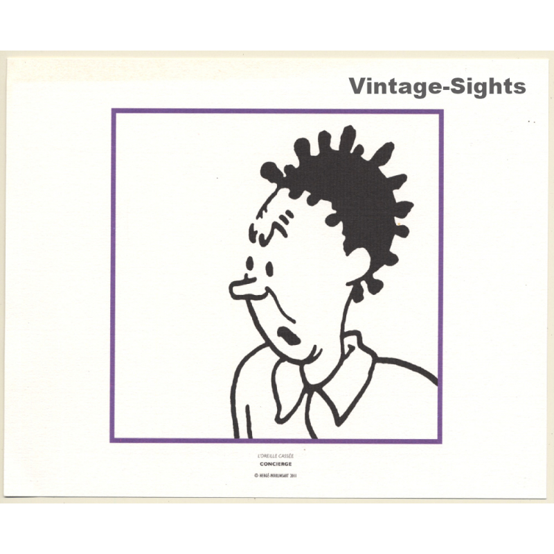 Tintin - L'Oreille Cassée - Concierge (Lithography Hergé Moulinsart 2011)