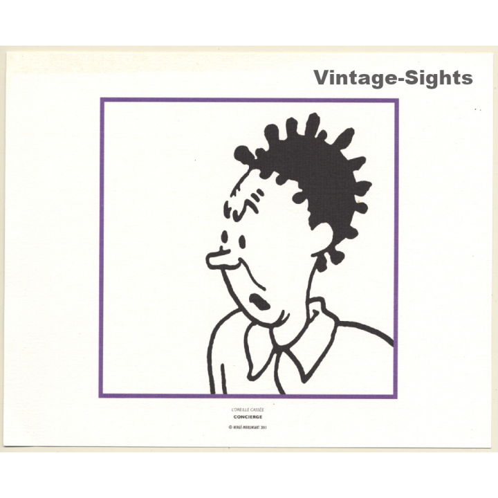Tintin - L'Oreille Cassée - Concierge (Lithography Hergé Moulinsart 2011)