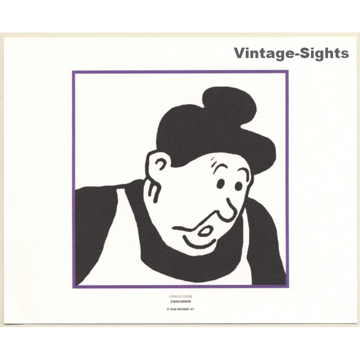 Tintin - L'Oreille Cassée - Concierge*2 (Lithography Hergé Moulinsart 2011)