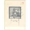 Blonde Semi Nude Undressing Herself*4 (Vintage Contact Sheet Photo 1970s/1980s)