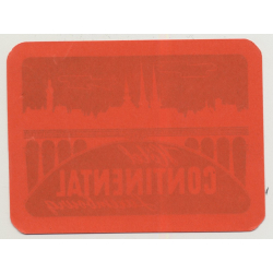 Hotel Continental - Luxembourg (Vintage Luggage Label)