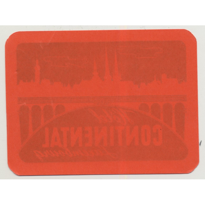 Hotel Continental - Luxembourg (Vintage Luggage Label)