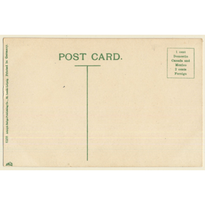 Fishing At River / Angeln Am Fluss (Vintage PC 1910s/1920s)