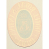 Rome / Italy: Hotel Royal Santina - Roma (Vintage Luggage Label)