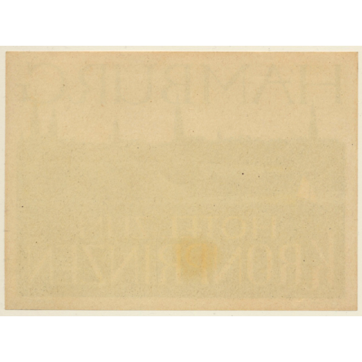 Hamburg / Germany: Hotel Zum Kronprinzen (Vintage Luggage Label)