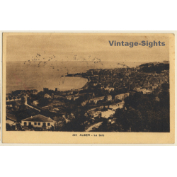 Alger / Algeria: La Baie - The Bay (Vintage PC 1937)