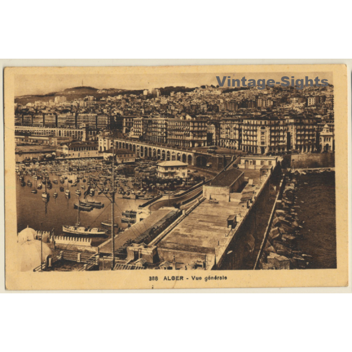 Alger / Algeria: Vue Générale - View Over Town (Vintage PC 1937)