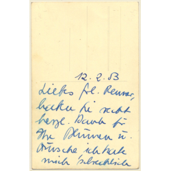Ilse Werner Autogramm / Autograph (Vintage Signed PC 1953)