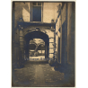 Great Take: Gründerzeit Backyard Impresson (Vintage Gelatin Silver Photo ~1890s/1900s)