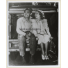 Carole Lombard & Clark Gable On Tailgate Of Dodge Truck (Vintage Press Photo 1970s/1980s)