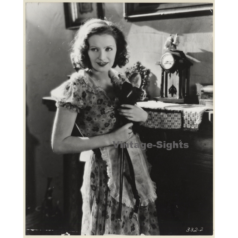 Greta Garbo In 'The Divine Woman' (Vintage Press Photo 1970s/1980s)