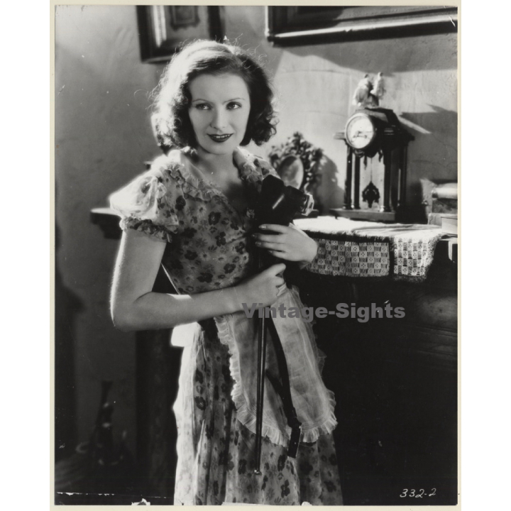 Greta Garbo In 'The Divine Woman' (Vintage Press Photo 1970s/1980s)