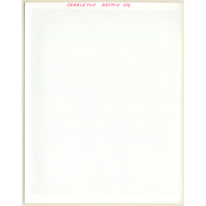 Charlton Heston In 'Ben Hur' (Vintage Press Photo 1970s/1980s)