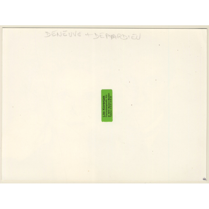 Catherine Deneuve & Gerard Depardieu 'The Last Metro' (Vintage Movie Still 1980)