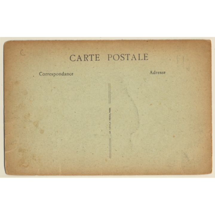 Africa: Pour La Route / Tribal Native & Native On Horse (Vintage PC ~1920s)