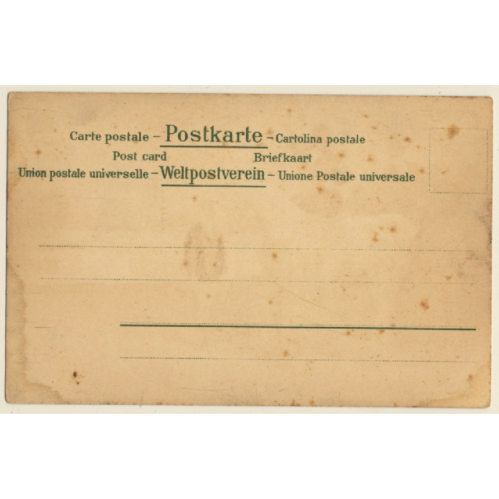 H.Lüders: Upper Society On Horses (Vintage Artist PC ~1900s)