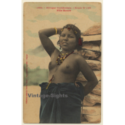 Afrique Occidentale: Fille Maure/ Young Moorish Woman - Ethnic (Vintage PC ~1910s/1920s)
