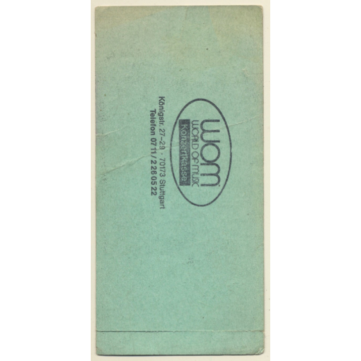 PJ Harvey - Böblingen Kongreßhalle 1995 / Concert Ticket - Cancelled (Vintage Memorabilia)