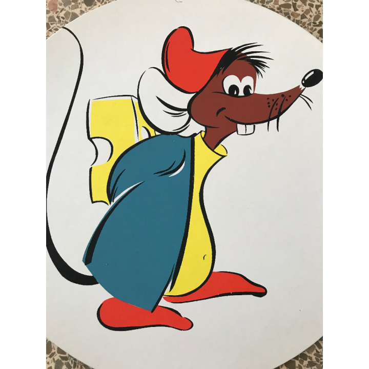 Disney: Cinderella Mice, Birds & Lucifer (10 Large Vintage Cinema Displays / Hangers ~1950s/1960s)