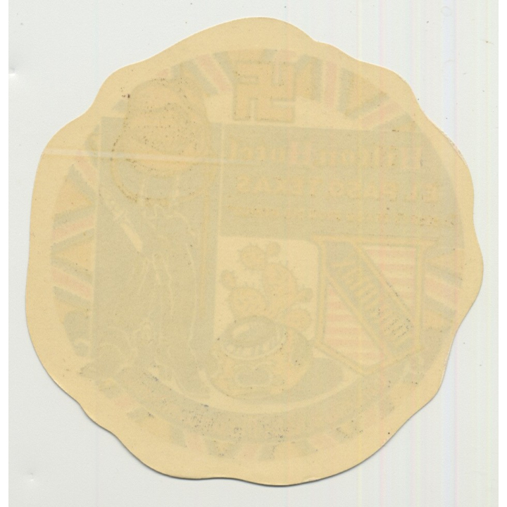 Hilton Hotel - El Paso (Texas) / USA (Vintage Luggage Tag ~1920s/1930s)