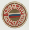 Hotel Imperial - Prague / Czech Republic (Vintage Luggage Tag)