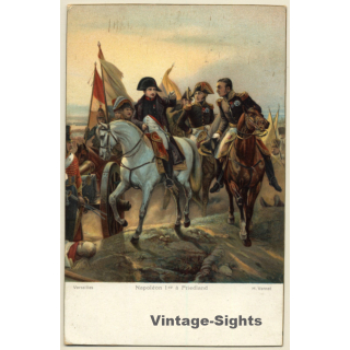 H.Vernet: Napoleon 1er A Friedland (Vintage PC 1909)