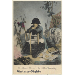 Napoleon Au Bivouac - La Veillée D'Austerplitz (Vintage PC 1910s/1920s)