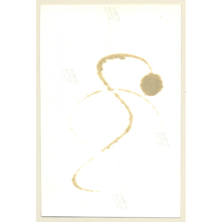 Pretty Mistress Spanking Maids' Butt With Brush / BDSM (2nd Gen. Photo B/W ~1960s)