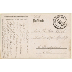 Carlos Grethe: Im Boot - Serie 12/168 / Sailing Ship (Vintage PC 1915)
