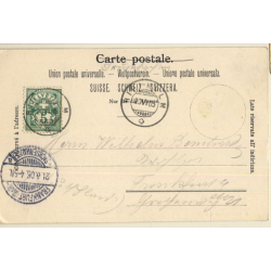 Switzerland: Alphornbläser - Musician (Vintage PC 1905)